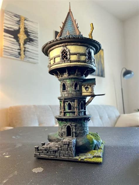 4 Wizards Tower For My Upcoming Dnd Campaign Each Floor Has A