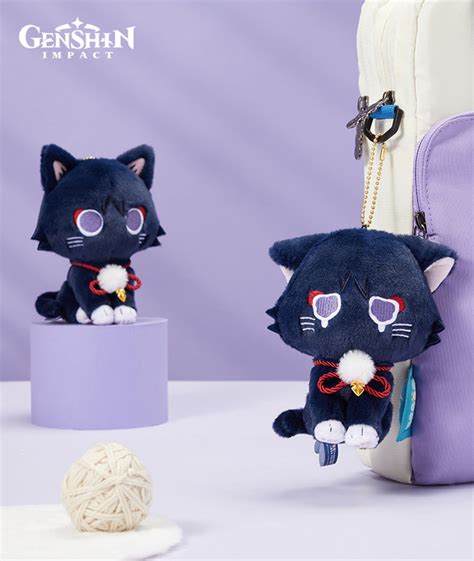 Official Wanderer Scaramouche Cat Hanging Plush Toys Genshinfans