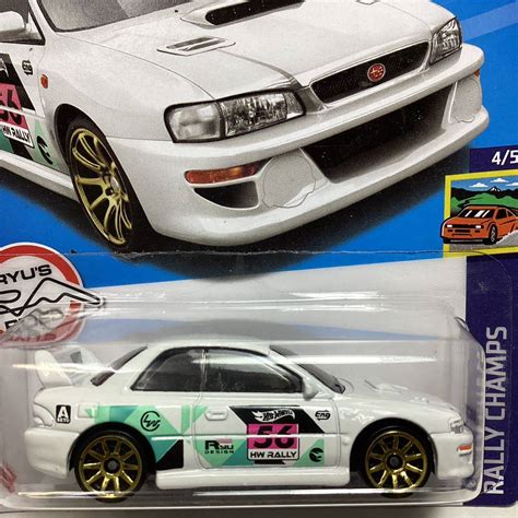 未使用に近いTREASURE HUNT トレジャーハントホットウィール 98 スバル インプレッサ Hot Wheelsの落札情報