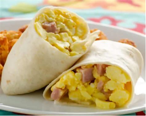 Breakfast Wrap Bubble Bee Coffee House
