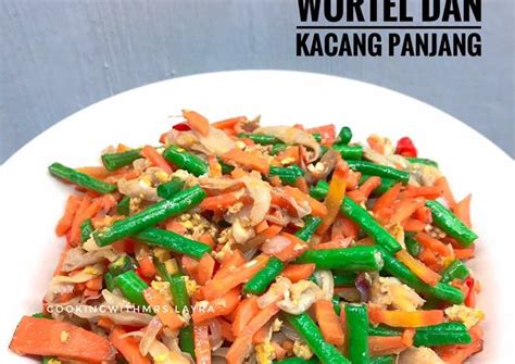 Resep Tumis Jamur Wortel Dan Kacang Panjang Oleh Cookingwithmrslayra