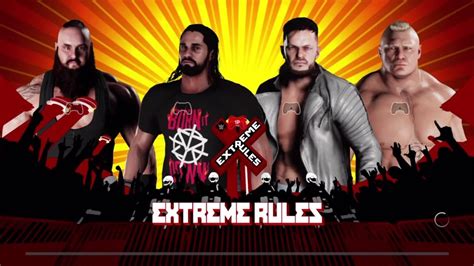 Wwe 2k18 Universe Mode Highlights Raw Presents Extreme Rules Youtube