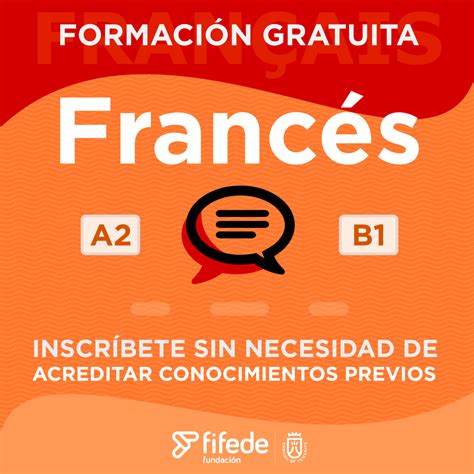 FORMACIÓN GRATUITA FRANCÉS A2 y B1 Alianza Francesa de Tenerife