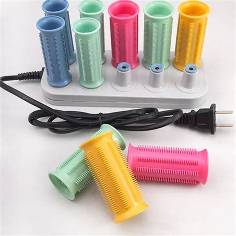 10 Pcs Set Dry Wet Hair Curler Electric Magic Hair Curler Rollers Bendy