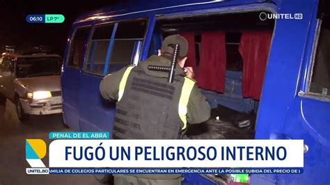 Peligroso reo vinculado a un caso de sicariato fuga de la cárcel de El