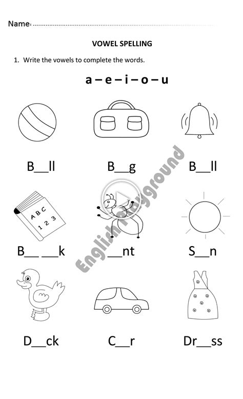 English Worksheets For 6 Year Olds