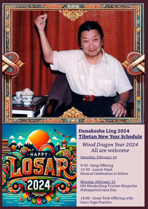 Losar - Tibetan New Year - Danakosha Ling