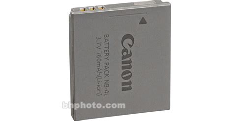 Canon Nb L Lithium Ion Battery Pack V Mah A B H