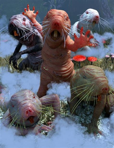 Unsightly Textures For The Storybook Naked Mole Rat For Genesis 8 1