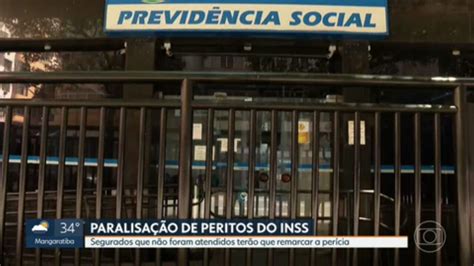 Vídeo Médicos peritos do INSS entram em greve RJ1 G1