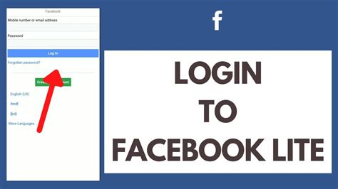 Facebook Lite Login Login To Facebook Lite Youtube