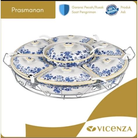 Jual VICENZA PRASMANAN SET 23PCS BA412 MOTIF MELATI MAWAR Shopee