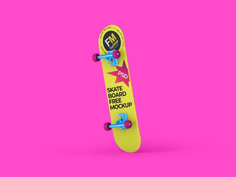 Skateboard Free Mock Up PSD The Free Mockup