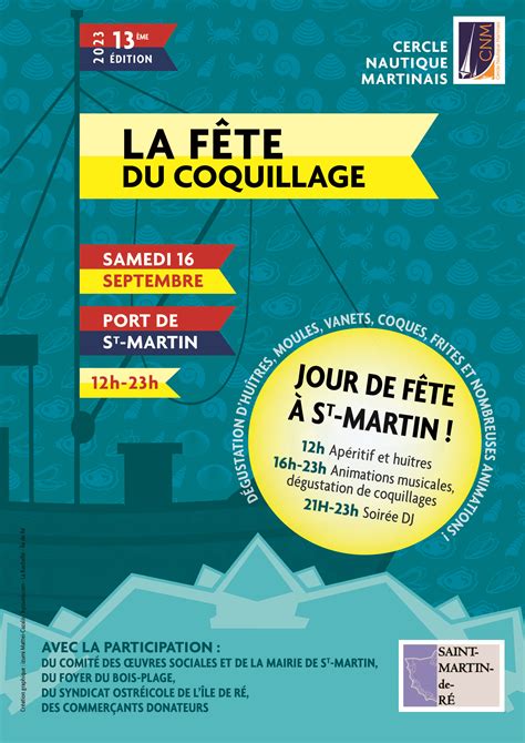 La F Te Du Coquillage Me Dition Site Officiel De La Mairie De