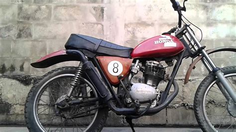 runing engine honda sl youtube