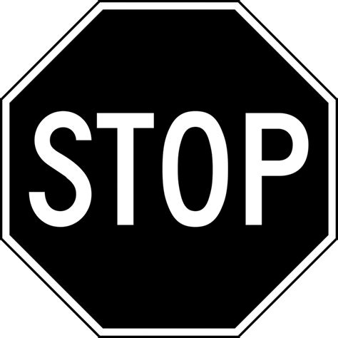 Download High Quality stop sign clip art white Transparent PNG Images ...