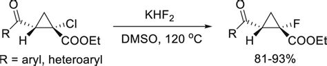 Fluorination Of Cyclopropane Ring Using Khf2 Download Scientific Diagram