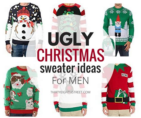 17 Ugly Christmas Sweater Ideas For Men - Thirty Eighth Street