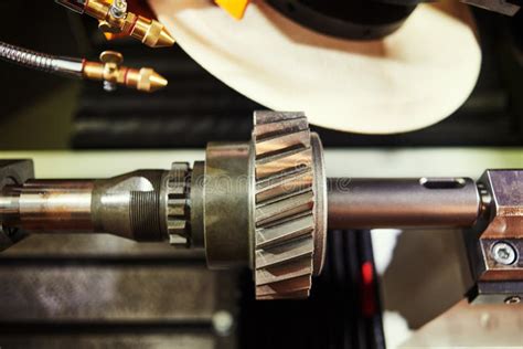 Tooth Gear Wheel Machining Stock Photo Image Of Pinion