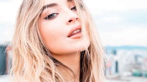 Sabrina Carpenter Women Singer Blonde Legs Long Hair Women Outdoors