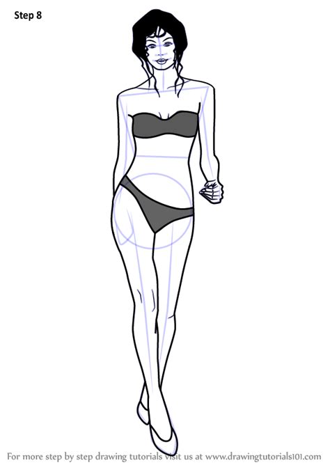 How To Draw Girl In Bikini Other People Step By Step DrawingTutorials101