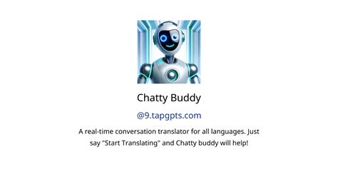 Chatty Buddy Gpts Features And Functions Examples And Prompts Gpt Store