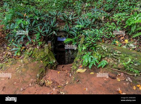 Enrance Of A Cave In The National Park El Choco Near Cabarete