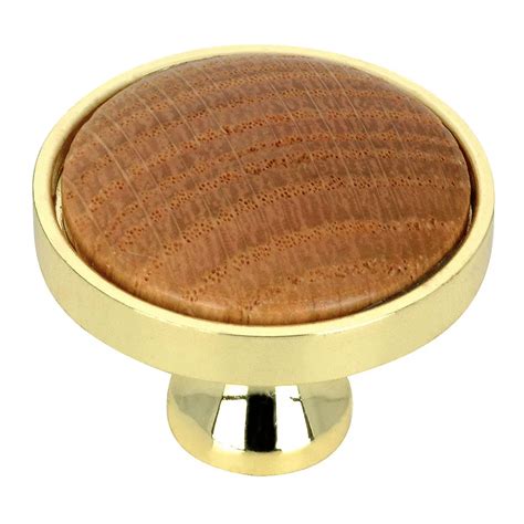 Richelieu 1 1 4 In 31 8 Mm Brass Oak Traditional Cabinet Knob The Home Depot Canada