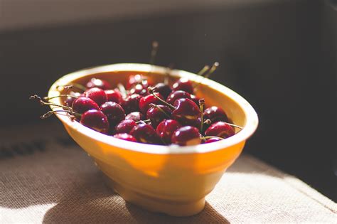 Wallpaper Food Shadow Fruit Drink Plate Cherries Berries Berry