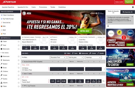 Sportium Colombia cómo apostar opiniones y cómo funciona Futbolete