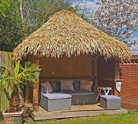 Thatch Tile Palm Leaf Artificial Synthetic Direct Replacement And Diy Fitting Gazebo Tiki