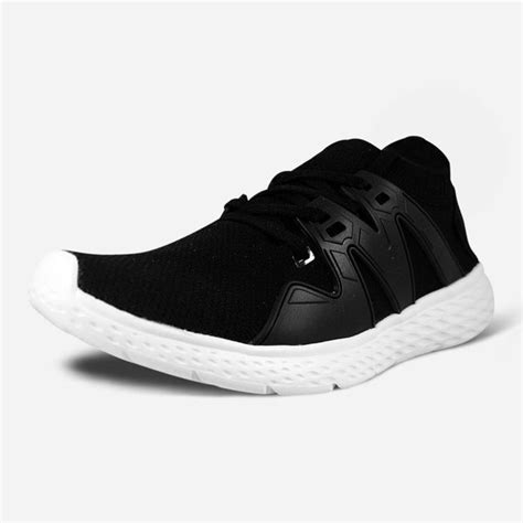 Jual Sepatu Training Running Original Fujiwara Black White Di