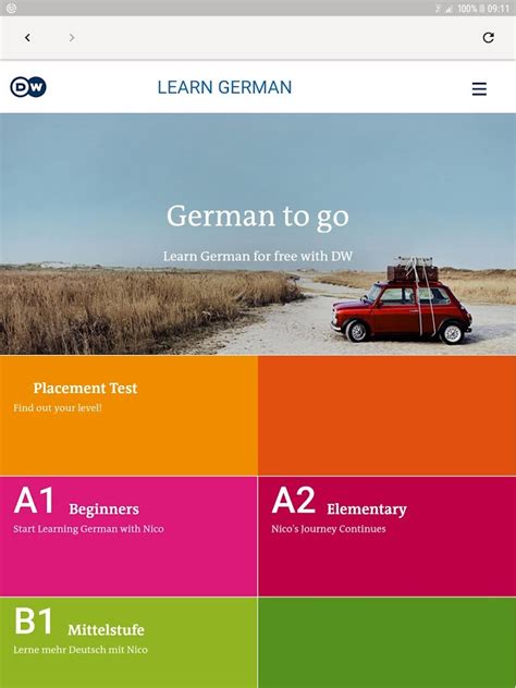 DW Learn German A1 A2 B1 And Placement Test Android Apps On