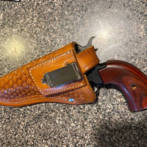 Revolver 22lr Holster Ruger Wrangler Heritage Rough Rider Hand Crafted