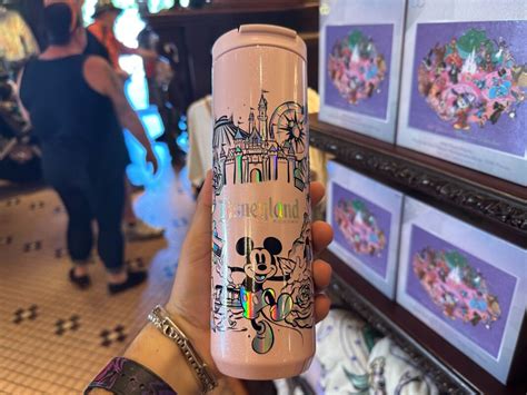 Pink Silver Shimmering Disneyland Resort Starbucks Tumbler Now