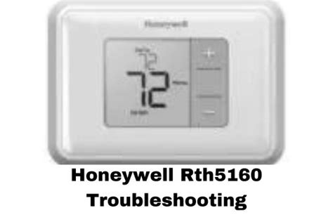 Honeywell Rth5160 Troubleshooting Smart AC Solutions