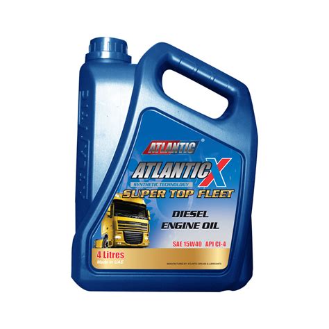 Atlantic Sae 15w 40 Super Top Fleet Multigrade Heavy Duty Diesel Engine Oils Manufacturer