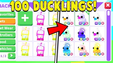 I Opened 100 DUCKLING BOXES In Adopt Me YouTube