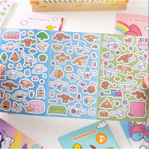 Jual Stiker Set Korea Model Buku Isi Halaman Scrapbook Sanrio Cute