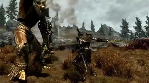 Skyrim Battles Dwarven Centurion Master Vs Draugr Death Overlord