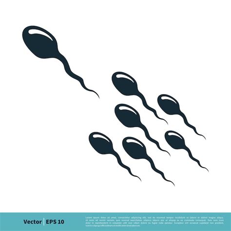 Premium Vector Sperm Spermatozoa Icon Vector Logo Template