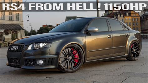 Rs4 From Hell 1150hp Engine Swap Audi Rs4 B7 Project 2 7l V6 Biturbo Monster 100 200 In 3 7