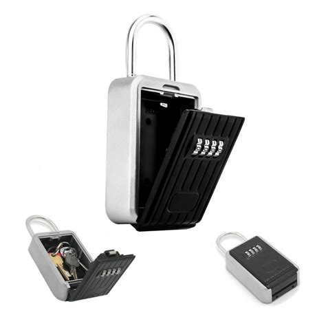 Hide Key Safe Lock Box Zhiqii Portable Keysafe Padlock Box Stores Up To