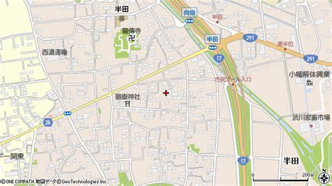 群馬県渋川市半田 郵便番号 〒377 0004：マピオン郵便番号