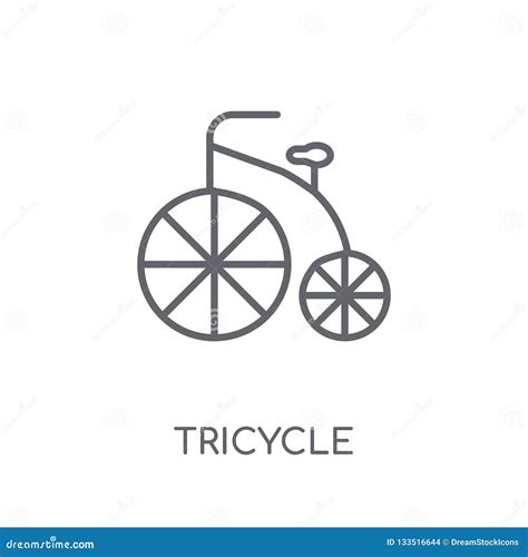 Tricycle Logo Design Vector Silhouette Motorbike