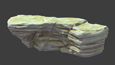 Stylized Cliff D Model By Syllver Da A Sketchfab