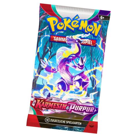 Pokemon Karmesin Purpur Booster De Deutsch Booster Displays