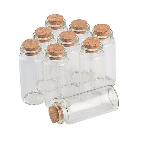 30ml Wens Flessen Tiny Kleine Lege Clear Cork Fles Grandado