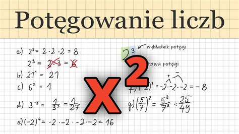 Pot Gowanie Liczb Pot Ga Matematyka Youtube