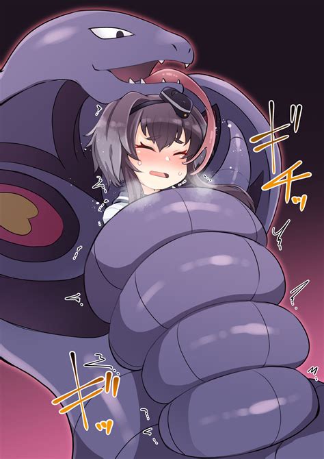 Tokitsukaze And Arbok Kantai Collection And 1 More Drawn By Amagaeru